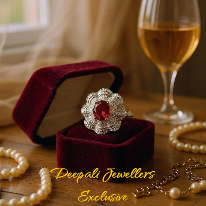 Cocktail Ruby-Party Wear Ring