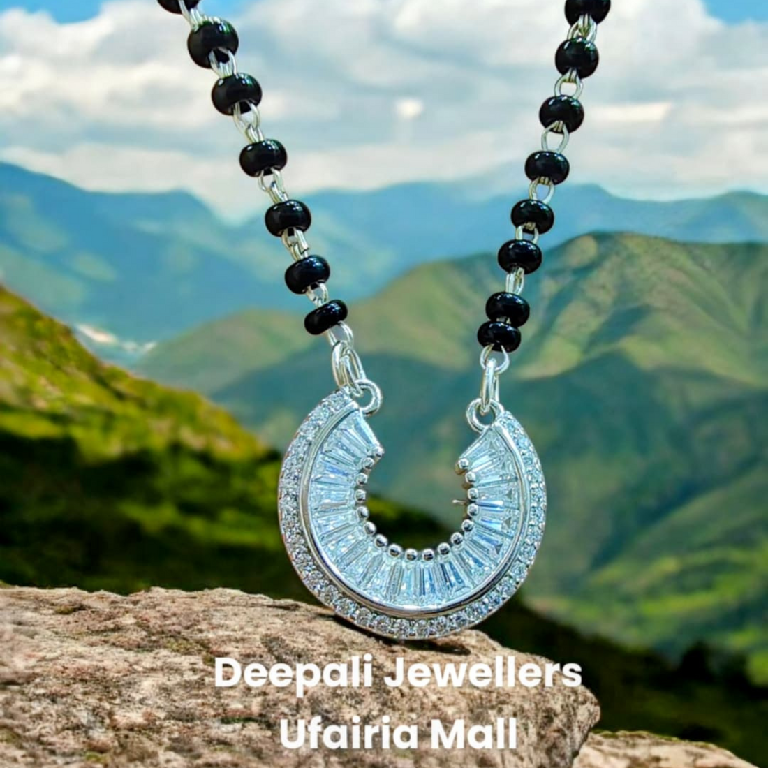 Moon Shaped Mangalsutra
