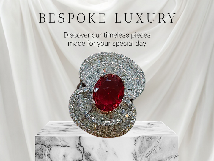 Ruby and CZ Ring